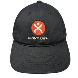 AJM Baseball Cap Black OS Move Safe Industrial Athlete Strapback Hat Adjustable
